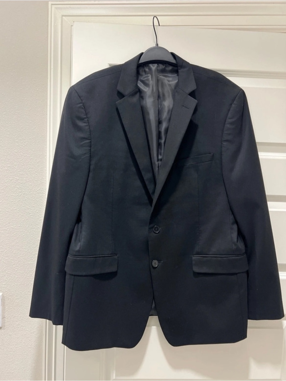 Calvin Klein Black Two-Button Men's Suit Jacket